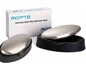 Ropto 704768168841 2 Packs Stainless Steel Soap Hand Odor 0.52 Ounce Pack Of S