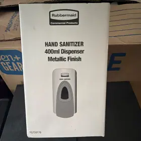 FG750176 RUBBERMAID Sanitizer Dispenser Metallic