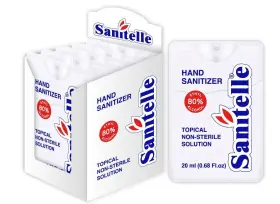 80068-120-20 SANITELLE Antibacterial Mini Pocket Credit Card
