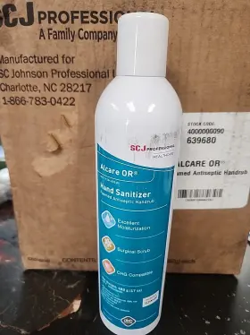 639680 SCJ Alcare Foamed Antiseptic Handrub Box