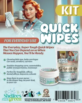 704438485728 SHELLEES GREEN CLEANING Wipes
