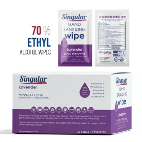 195893628353 SINGULAR WIPES Sanitizing Packed Travel Hom #2