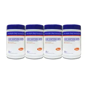 SIPA-ALCOHOL-FREE-100 SIPA Sanitizing Wipes Canister Scented
