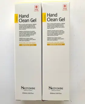 809136160358 SKINDOM Clean Sanitizer Gel Box