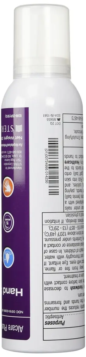 885503427499 STERIS Alcare Foam Alcohol #2