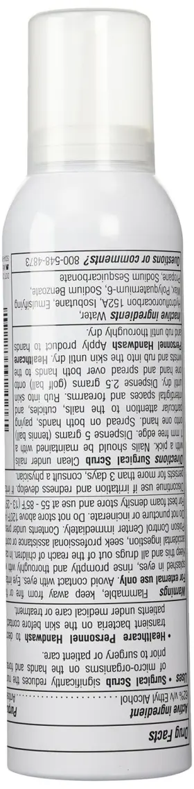 885503427499 STERIS Alcare Foam Alcohol #3