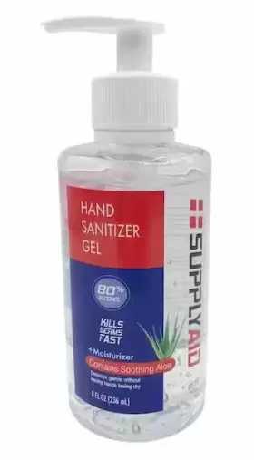RRS-HS8 SUPPLY AID Alcohol Sanitizer Gel Aloe