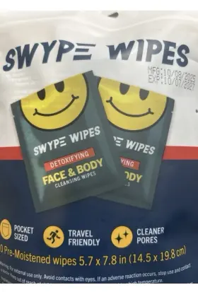 DTJB101 SWYPE WIPES Body Cleansing
