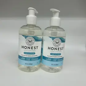 The Honest Company 816645024383 Free And Clear Hand Sanitizer Gel 8 Oz 2 Pack