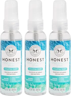 The Honest Company Hpc B07cl6x8sz Hand Sanitizer Spray Coastal Surf 2 Oz Pack Of 3 New