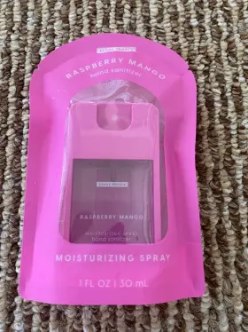 840038326129 THEORY Scent Raspberry Mango Sanitizer Spray