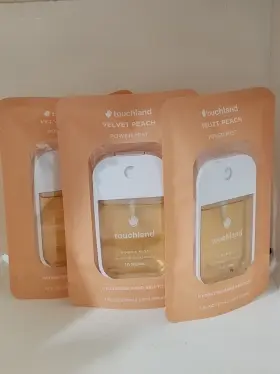 850028448076 TOUCHLAND Power Mist Velvet Peach Sanitizer