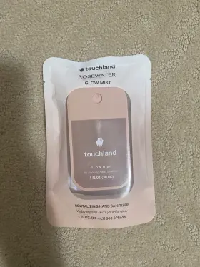 X003808Z6P TOUCHLAND Glow Mist Rosewater Sanitizer Scented