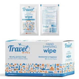 195893809394 TRAVEL WIPES Sanitizing Packed Wipe