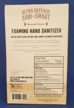 810398037058 ULTRA DEFENSE Sani Smart Foaming Sanitizer Scent #2