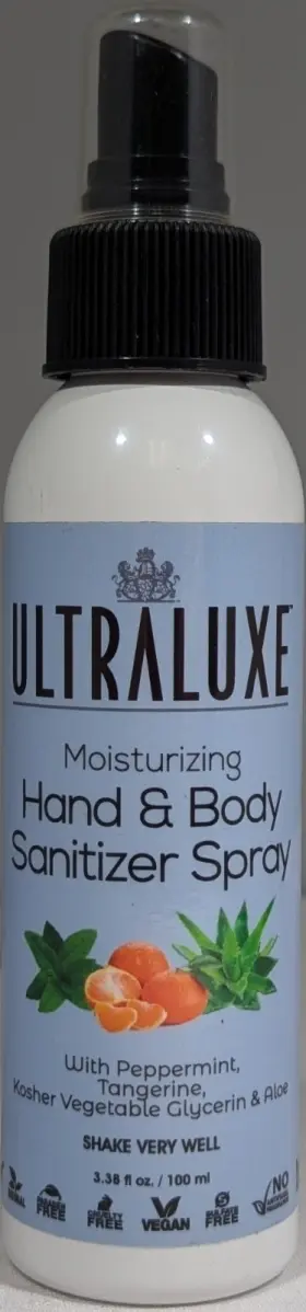 818584001364 ULTRALUXE Moisturizing Body Sanitizer Spray