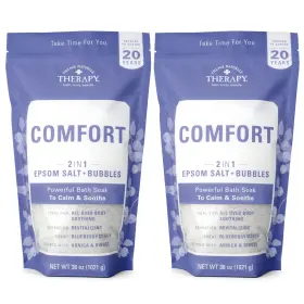 50509 VILLAGE NATURALS THERAPY Foaming Bath Soak Blueberry