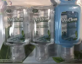 500139 WECLEAN Sanitizer Eucalyptus Scent Travel Rubber Clip #3