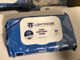 860004145509 WET Alcohol Sanitizer Wipe