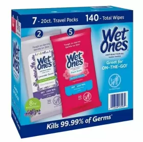 076828047237 WET ONES Antibacterial Wipes Scent Lavender #3