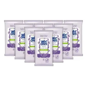 076828140945 WET ONES Antibacterial Wipes Lavender