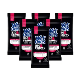 076828141256 WET ONES Big Wipes Antibacterial Hypoallergenic