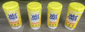 10989 WET ONES Wipes Canister Antibacterial Tropical Splash