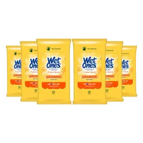 191565698655 WET ONES Antibacterial Wipes Tropical Splash