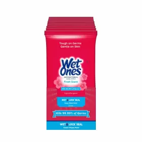 26819 WET ONES Wipes Antibacterial Travel Pack Scent #2