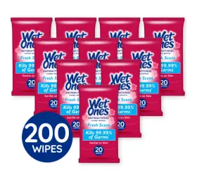 6412526 WET ONES Antibacterial Wipes