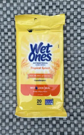 76828 WET ONES Wipes Travel Antibacterial Expires #2