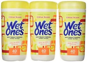 C44-B00JOLRK5E WET ONES Antibacterial Wipes Citrus Pack