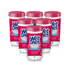 C44-B00MH97XVG WET ONES Antibacterial Wipes Scent