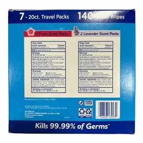 FC22013636 WET ONES Antibacterial Wipes Lavender Scent #2