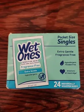 PPAX1321760 WET ONES Singlsensitive Skin Gentle Wipe