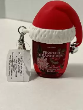 Santa-hat WHITE BARN CANDLE COMPANY BATH BODY WORKS Pocketbac