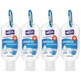 Wish 22051026 4 Pack Refillable Scented Hand Sanitizer With Keychain 1.8 Fl Oz 53ml
