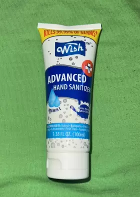 Wish 60209 Hand Sanitizer 75% Alcohol Antiviral Antibacterial 3.3 Oz Vitamin E Wish 60209 Hand Sanitizer 75% Alcohol Antiviral Antibacterial 3.3 Oz Vitamin E