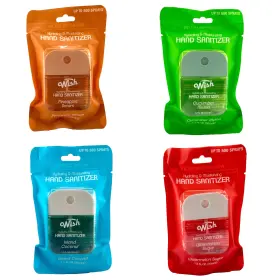 Wish 60350pd-24 Liquid Hand Sanitizer Spray 4 Pack Bundle - 1.2 Fl Oz 35ml New/exp 03/27