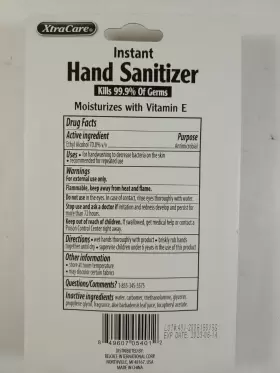 849607054012 XTRACARE Sanitizer Pack Total #3