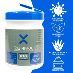 860003494127 ZEHN-X Antiseptic Sanitizing Wipes Unscented #2