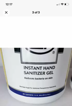0878 ZEP Sanitizer Gel Gallon #3