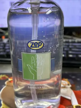 087801 ZEP Antiseptic Rince Waterless Sanitizer Gel Ethanol #2