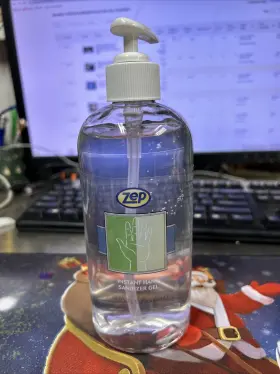 087801 ZEP Antiseptic Rince Waterless Sanitizer Gel Ethanol