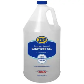 690858355843 ZEP Sanitizer Gel Alcohol Clean Scent Gallon