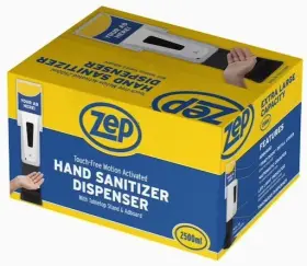 TFHSU-3-250PL ZEP Sanitizer Dispenser Motion Tabletop Stand