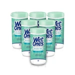 Wet Ones Sensitive Skin Hand And Face Wipes Fragrance Free 40 Count Canister. Fixed Price $25.19.