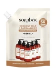 Soapbox Liquid Hand Soap Refill, Coconut Milk & Sandalwood, Vegan, Paraben Fr.... Fixed Price $40.86.