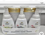 New Dove Foaming Hand Soap Variety Pack Lavender Vanilla Coconut Almond 3 Bottle. Fixed Price $16.48.