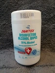 Janitex(1 Case) 24 Canisters Of 80 Cleaning Wipes= Total 1920 Wipes 75% Alcohol. Fixed Price $49.99.